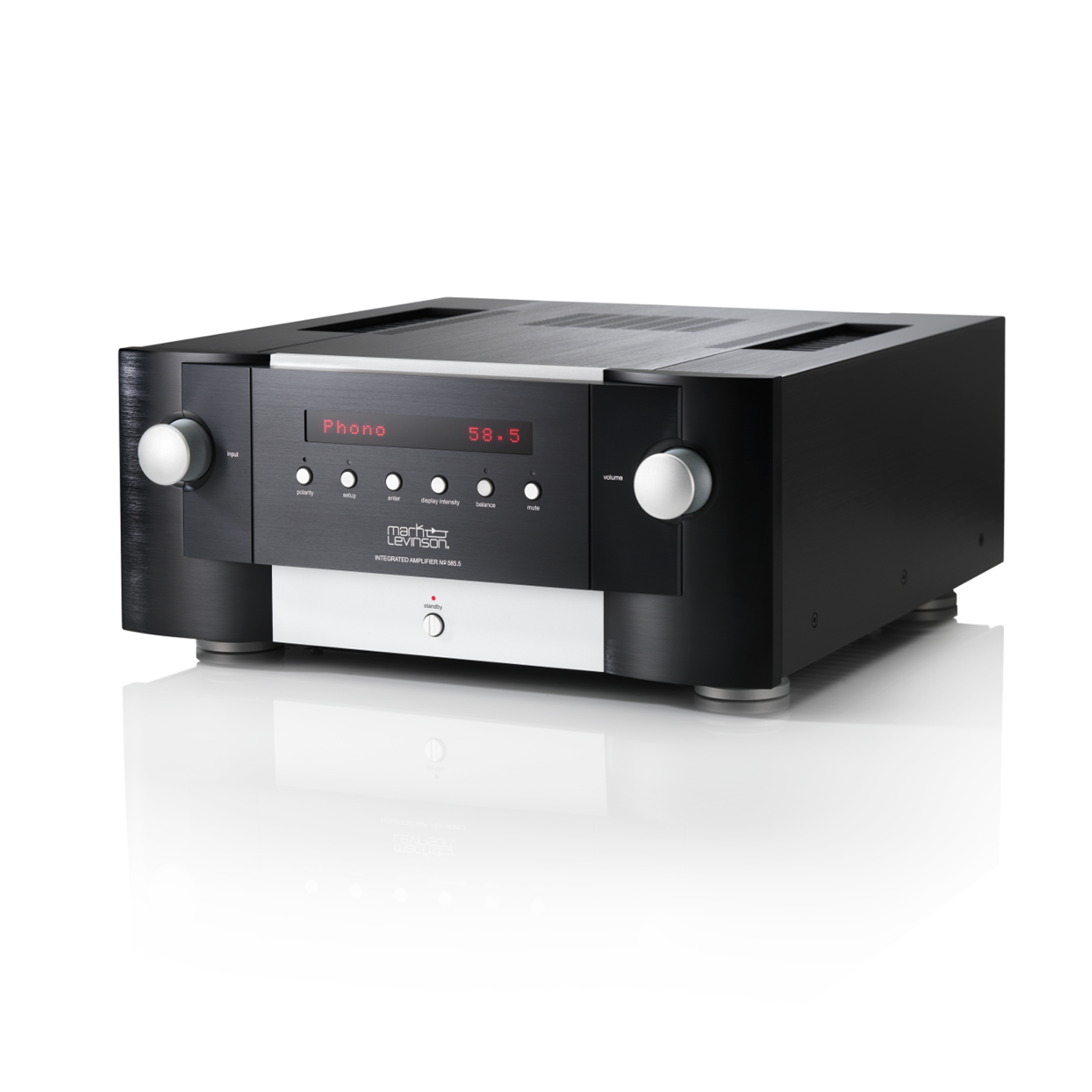 N&ordm;585.5 - Black - Fully Discrete Integrated Amplifier with Class A Pure Phono Stage - Hero