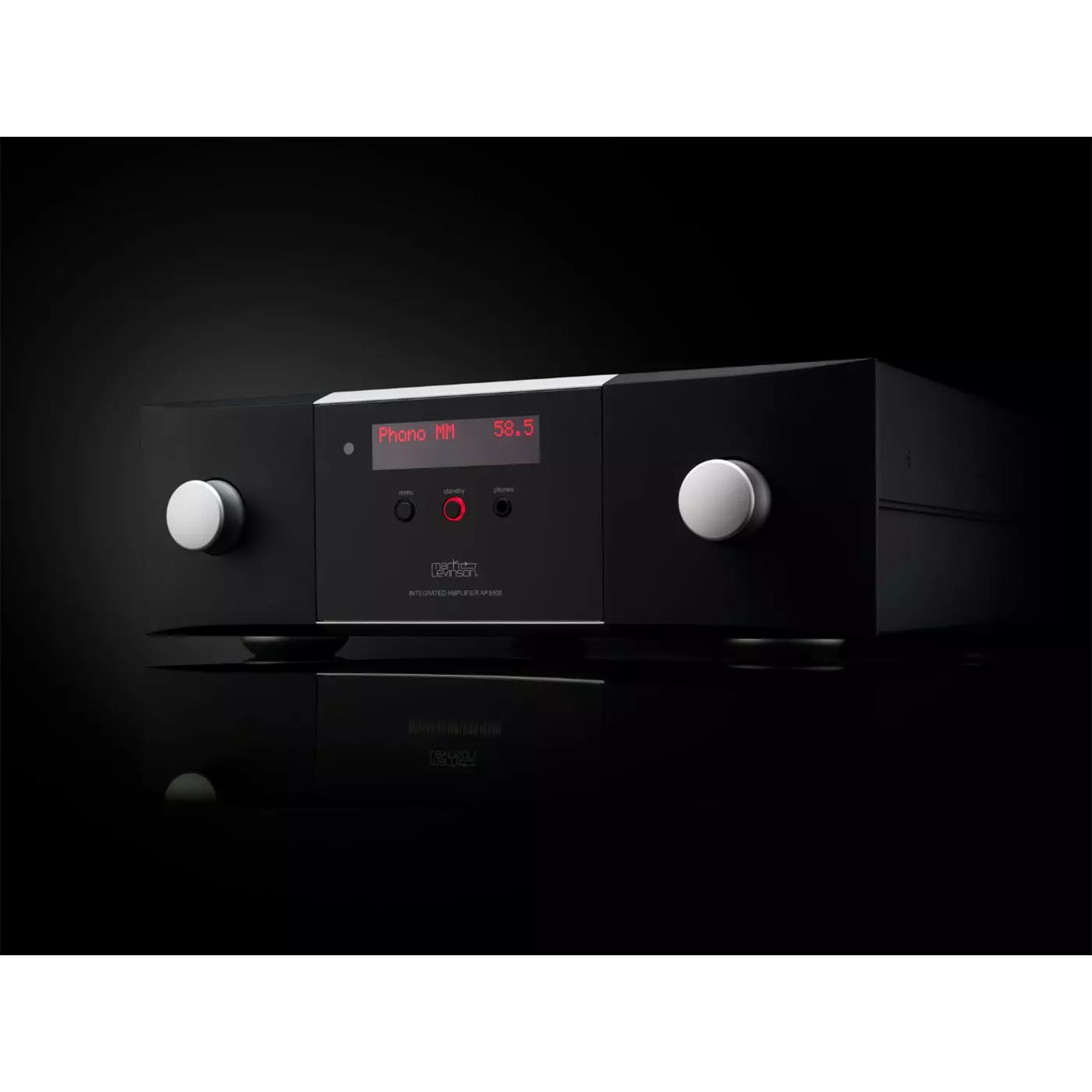 № 5805 - Black / Silver - Integrated Amplifier for Digital and Analog sources - Detailshot 2
