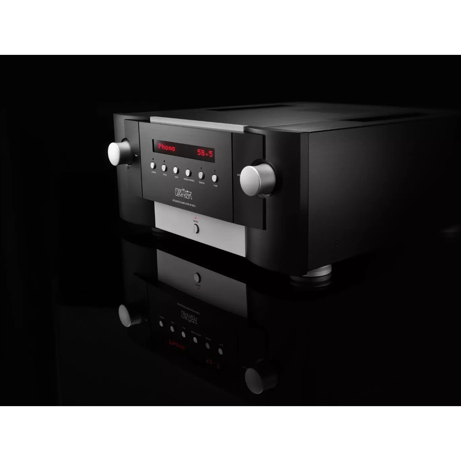 N&ordm;585.5 - Black - Fully Discrete Integrated Amplifier with Class A Pure Phono Stage - Detailshot 8